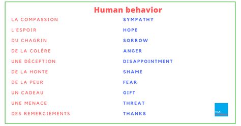 behaviour traduction|BEHAVIOUR in French .